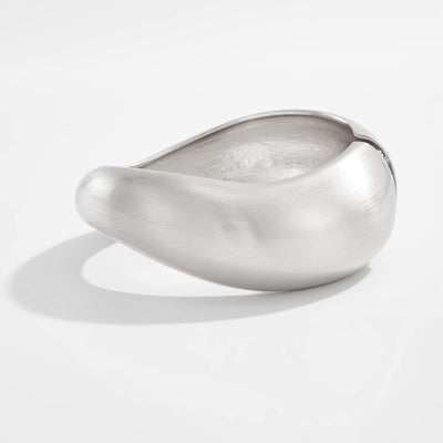Metal Matte Textured Glossy Spring Bracelet Opening Bracelet