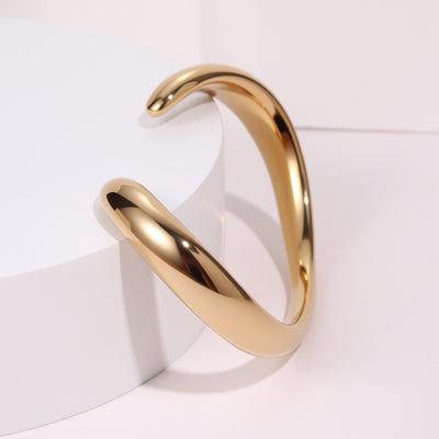 Design Sense Texture Surround Open-ended Bracelet Women