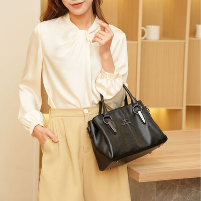 Fashion Large Capacity Wholesale Women's Crossbody Soft Leather Bag