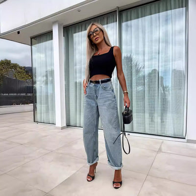 Street Hipster Casual Loose Women's Jeans